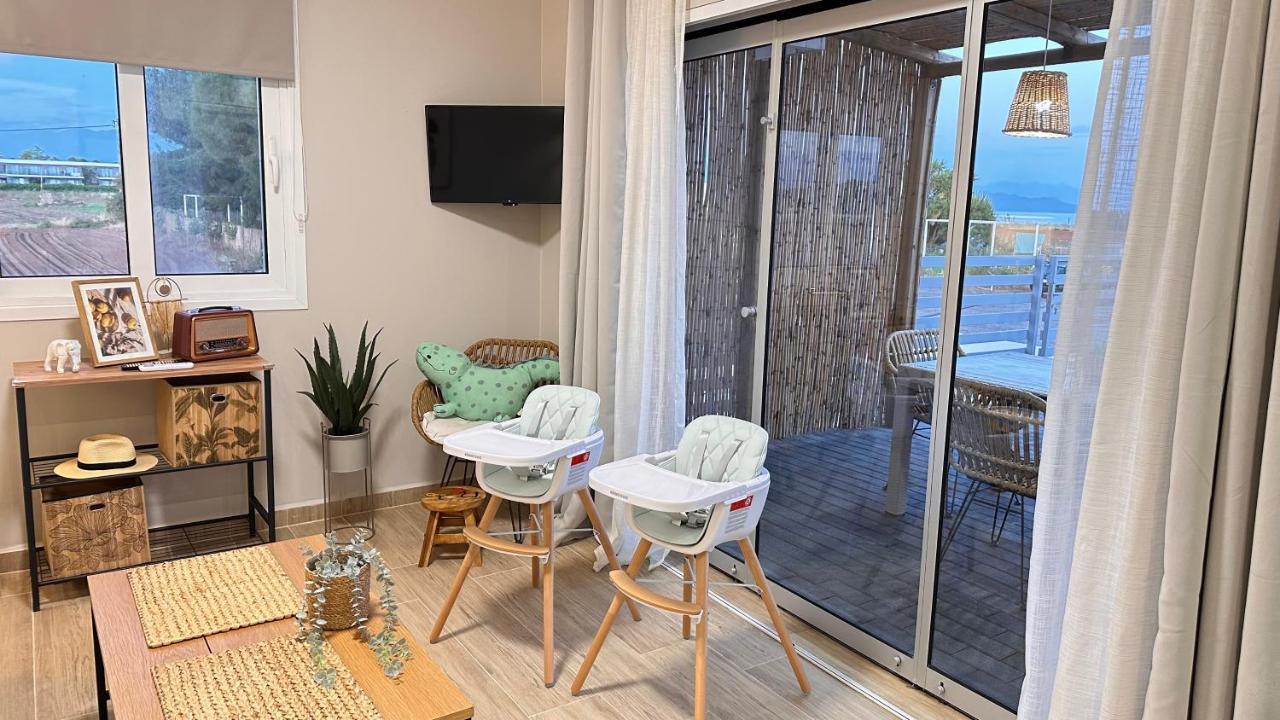 Boho Bliss Seaview Detached House Villa Analipsis  Exterior foto